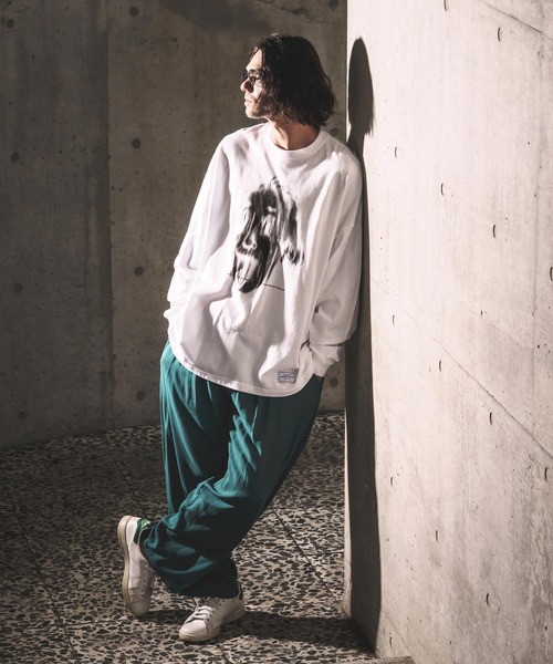 WONDER WALL MOTEL(ワンダーウォールモーテル)の「mp14444-WIDE PANTS ワイドテーパードパンツ(26SSPT001)(その他パンツ・メンズ・ブラック/グリーン・XL/L/M/S)」の17枚目の写真
