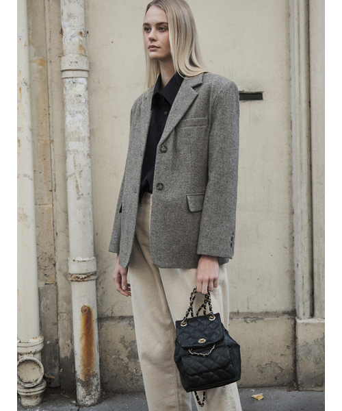 ANOETIC(アノエティック)の「ANC CLASSIC QUILTING BACKPACK(バックパック/リュック・レディース・ブラック・FREE)」の5枚目の写真