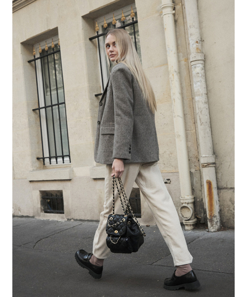 ANOETIC(アノエティック)の「ANC CLASSIC QUILTING BACKPACK(バックパック/リュック・レディース・ブラック・FREE)」の6枚目の写真