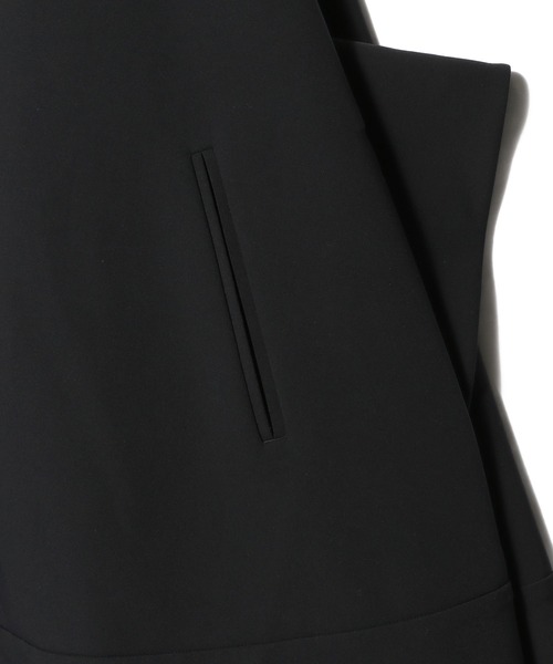 ESTNATION（エストネーション）の「ESTNATION / ノーカラーケープコート（ノーカラーコート・レディース・ネイビー/ベージュ・FREE）」の12枚目の写真