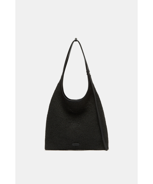 COURONNEの「Seine Shoulder 36 Raffia (Black)_RCBSX25655BKX（ショルダーバッグ・レディース・ブラック・FREE）」の2枚目の写真