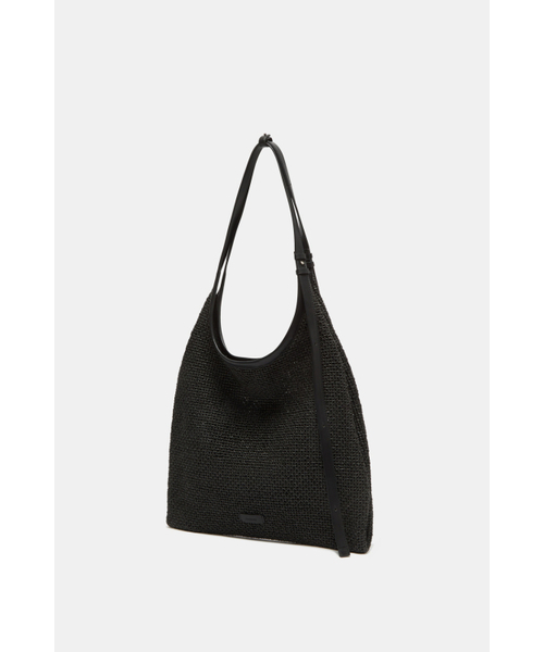 COURONNEの「Seine Shoulder 36 Raffia (Black)_RCBSX25655BKX（ショルダーバッグ・レディース・ブラック・FREE）」の3枚目の写真
