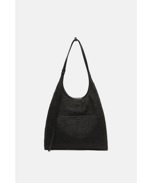 COURONNEの「Seine Shoulder 36 Raffia (Black)_RCBSX25655BKX（ショルダーバッグ・レディース・ブラック・FREE）」の5枚目の写真