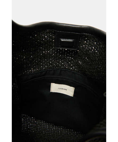 COURONNEの「Seine Shoulder 36 Raffia (Black)_RCBSX25655BKX（ショルダーバッグ・レディース・ブラック・FREE）」の9枚目の写真