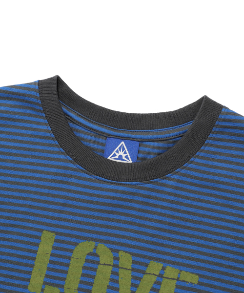 ISTKUNST（イストクンスト）の「LOVE IS STRIPE LS TEE_BLUE(IK2EFMT552A)（Tシャツ/カットソー・レディース・ブルー・S/M/L）」の5枚目の写真