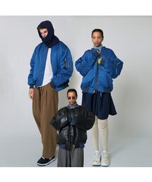 ATHPLATFORM（アスプラットフォーム）の「AU22JO02 MA-1ジャケット_ターコイズブルー（MA-1）」