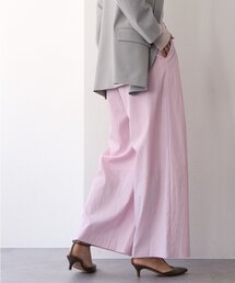 RIVE DROITE | 【美シルエット】クロスタックワイドパンツ(スラックス)