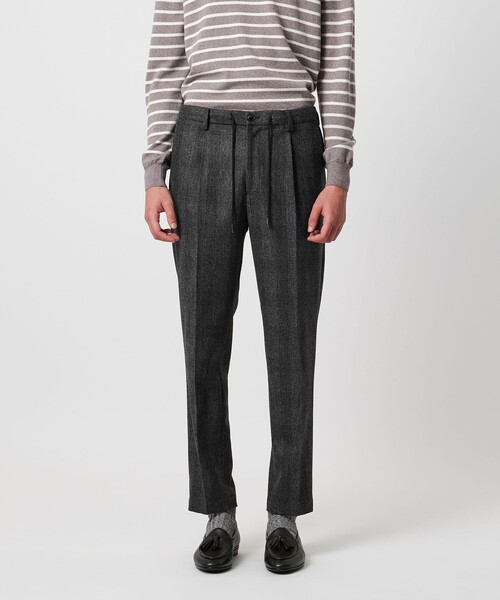 SOVEREIGN(ソブリン)の「<SOVEREIGN>グレンチェック ハーフギャザー イージースラックス(スラックス・メンズ・ダークグレー・XL/S/L/M)」の5枚目の写真