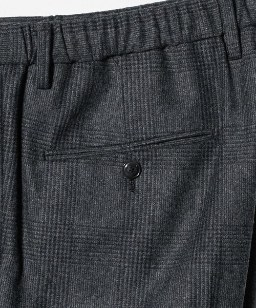 SOVEREIGN(ソブリン)の「<SOVEREIGN>グレンチェック ハーフギャザー イージースラックス(スラックス・メンズ・ダークグレー・XL/S/L/M)」の12枚目の写真