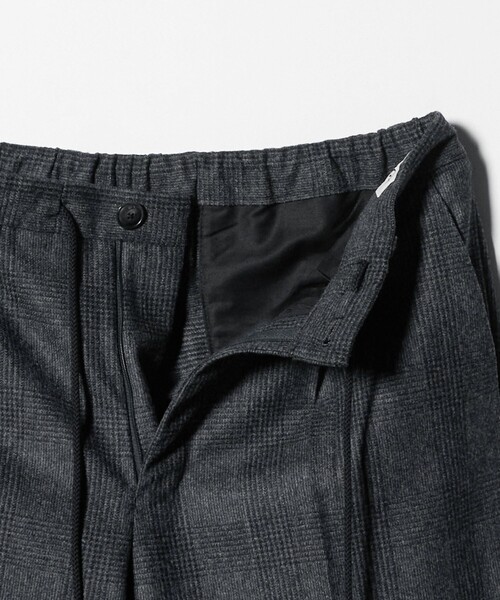 SOVEREIGN(ソブリン)の「<SOVEREIGN>グレンチェック ハーフギャザー イージースラックス(スラックス・メンズ・ダークグレー・XL/S/L/M)」の13枚目の写真