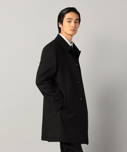 COMME CA MEN(コムサメン)の「ネオフレックス ステンカラーコート(その他アウター・メンズ・ブラック/ネイビー・L/M)」の7枚目の写真