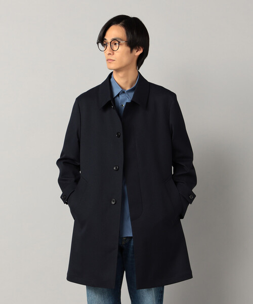 COMME CA MEN(コムサメン)の「ネオフレックス ステンカラーコート(その他アウター・メンズ・ブラック/ネイビー・L/M)」の11枚目の写真