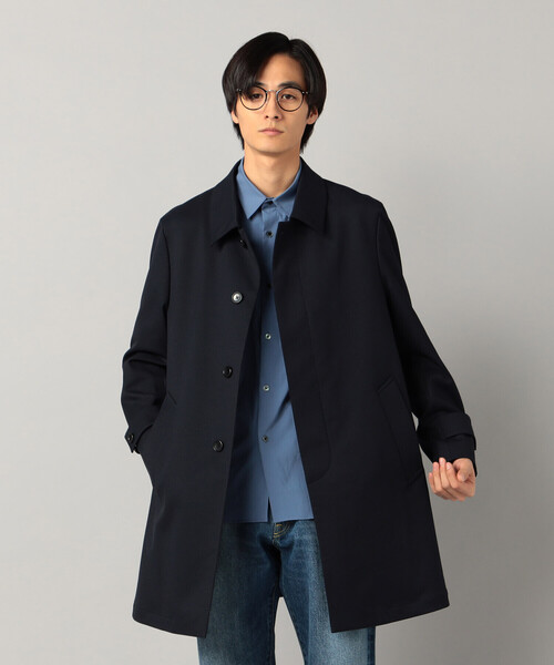 COMME CA MEN(コムサメン)の「ネオフレックス ステンカラーコート(その他アウター・メンズ・ブラック/ネイビー・L/M)」の14枚目の写真