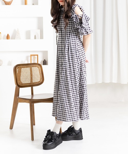 attagirl（アタガール）の「厚底ダブルリボンフリルスニーカー（スニーカー・レディース・ホワイト/ブラック/ピンク・S/LL/L/M/3L）」の19枚目の写真
