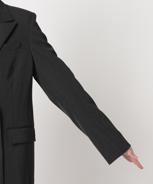 journal standard L'essage（ジャーナルスタンダードレサージュ）の「《追加6》ヴィスポリギャバブレザージャケット（テーラードジャケット・レディース・グレー/ネイビー・38/36）」の22枚目の写真