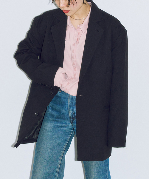 CITYSHOP（シティーショップ）の「SINGLE ジャケット（テーラードジャケット・レディース・ブラック系その他/ブラック・36/38）」の2枚目の写真