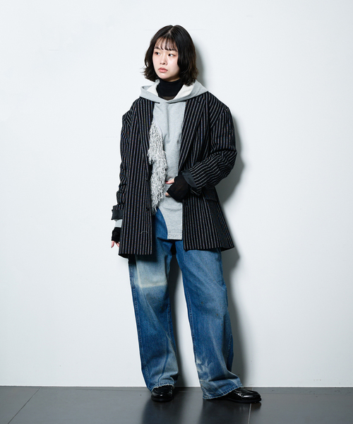 CITYSHOP（シティーショップ）の「SINGLE ジャケット（テーラードジャケット・レディース・ブラック系その他/ブラック・36/38）」の4枚目の写真