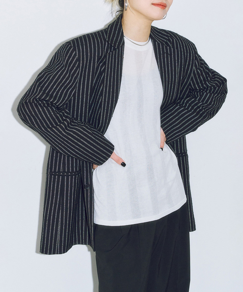 CITYSHOP（シティーショップ）の「SINGLE ジャケット（テーラードジャケット・レディース・ブラック系その他/ブラック・36/38）」の18枚目の写真