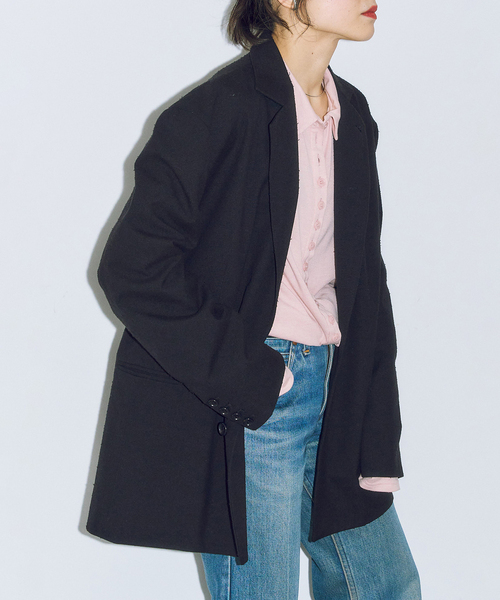 CITYSHOP（シティーショップ）の「SINGLE ジャケット（テーラードジャケット・レディース・ブラック系その他/ブラック・36/38）」の20枚目の写真