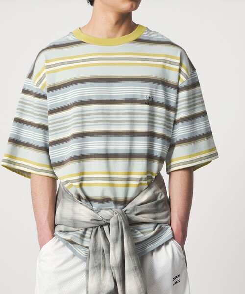 CITEN(シテン)の「<CITEN>カリフォルニアボーダーT(Tシャツ/カットソー・メンズ・イエロー/ブラック・L/M/S)」の10枚目の写真