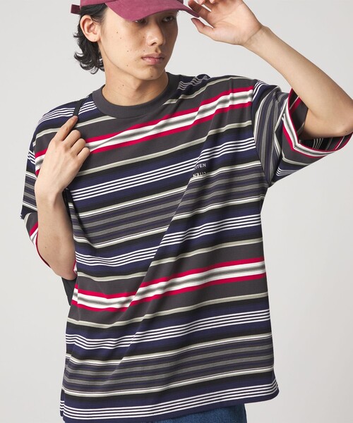 CITEN(シテン)の「<CITEN>カリフォルニアボーダーT(Tシャツ/カットソー・メンズ・イエロー/ブラック・L/M/S)」の11枚目の写真