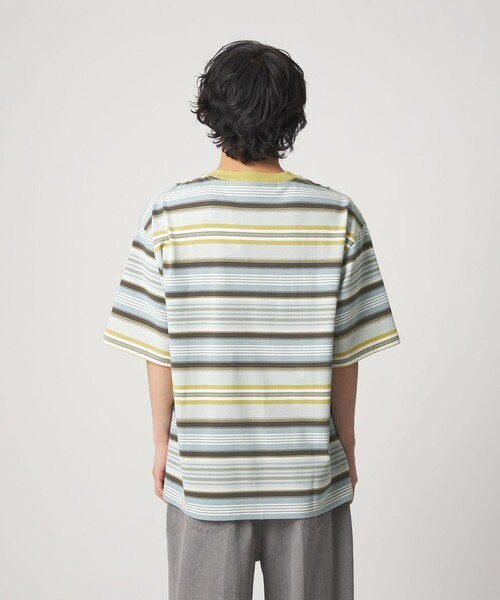 CITEN(シテン)の「<CITEN>カリフォルニアボーダーT(Tシャツ/カットソー・メンズ・イエロー/ブラック・L/M/S)」の15枚目の写真