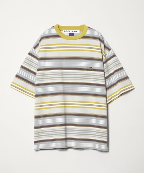 CITEN(シテン)の「<CITEN>カリフォルニアボーダーT(Tシャツ/カットソー・メンズ・イエロー/ブラック・L/M/S)」の16枚目の写真