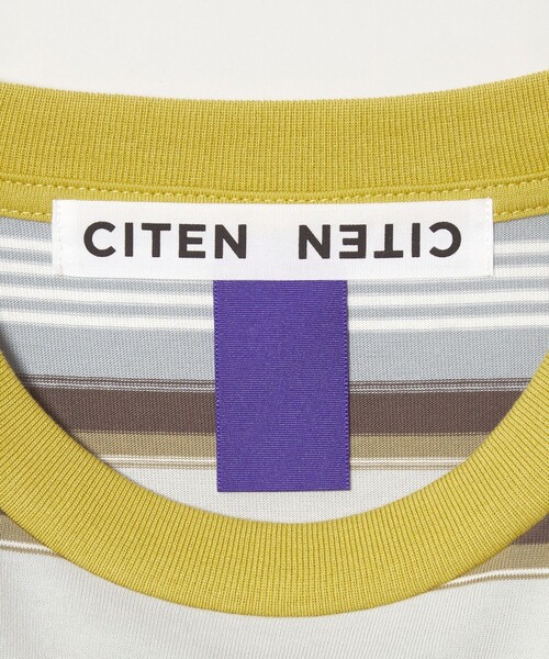 CITEN(シテン)の「<CITEN>カリフォルニアボーダーT(Tシャツ/カットソー・メンズ・イエロー/ブラック・L/M/S)」の22枚目の写真
