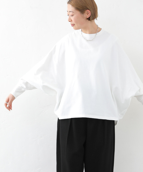 JOURNAL STANDARD LUXE(ジャーナルスタンダード ラックス)の「デラヴェジャージ カイトプルオーバー(Tシャツ/カットソー・レディース・ブラック/ホワイト/ベージュ・FREE)」の8枚目の写真