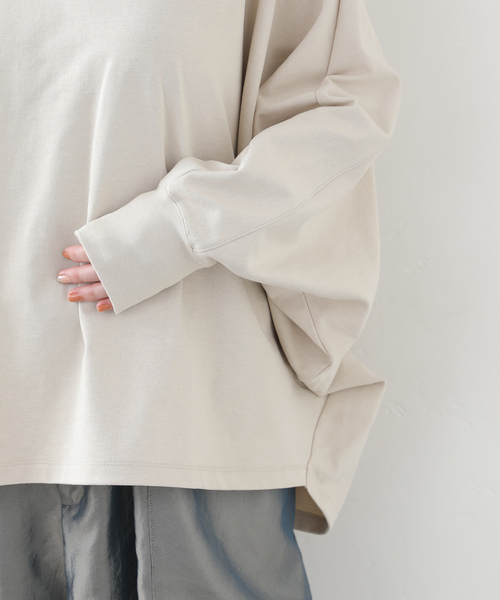 JOURNAL STANDARD LUXE（ジャーナルスタンダード　ラックス）の「デラヴェジャージ カイトプルオーバー（Tシャツ/カットソー・レディース・ブラック/ホワイト/ベージュ・FREE）」の12枚目の写真