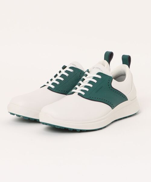 ECCO GOLF S-CASUAL メンズ 本革 ゴルフシューズ 防水