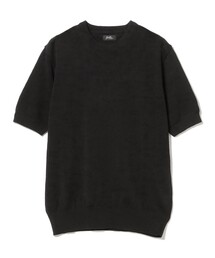 リネンコットン ショートスリーブ ニット