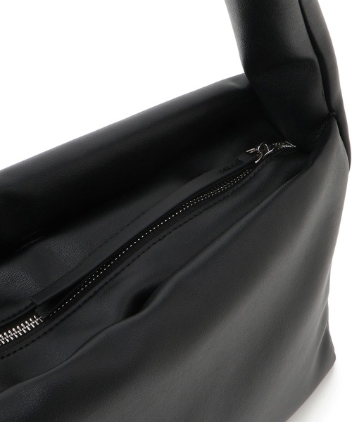 SALON adam et rope'（サロン アダム エ ロペ）の「【WEB限定】スプリットレザーHOBOバッグ（ハンドバッグ・レディース・ベージュ/ブラック・FREE）」の12枚目の写真