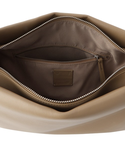 SALON adam et rope'（サロン アダム エ ロペ）の「【WEB限定】スプリットレザーHOBOバッグ（ハンドバッグ・レディース・ベージュ/ブラック・FREE）」の19枚目の写真