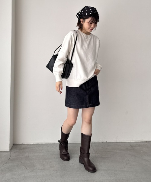 CANAL JEAN(キャナルジーン)の「El mar エンジニアミドルブーツ(ブーツ・レディース・ブラック/ブラウン・23.5/24.5)」の8枚目の写真