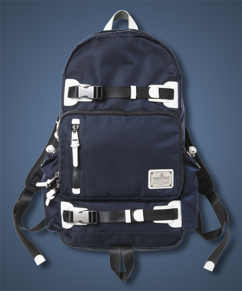 MAKAVELIC（マキャベリック）の「MAKAVELICマキャベリック  SIERRA SUPERIORITY BIND UP BACKPACK（バックパック/リュック・メンズ・ネイビー/ブラック/ダークネイビー/ダークグレー/グレー系カモフラージュ・FREE）」の3枚目の写真