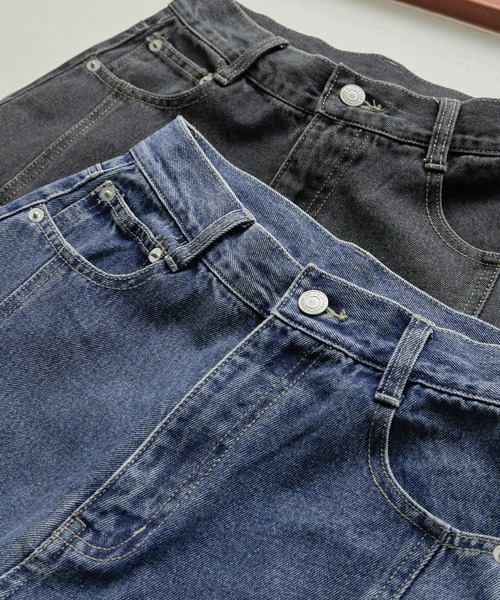 etoll.（エトル）の「シームデザインフレアデニムパンツ（デニムパンツ・レディース・ブルー/グレー・M/S）」の14枚目の写真