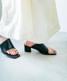 quaranciel（カランシエル）の「quaranciel: トゥリング メタル ヒール サンダル（サンダル）」