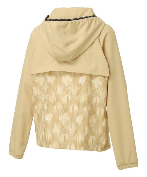PUMA（プーマ）の「プーマ PUMA クロス AOP JKT（ナイロンジャケット・レディース・ブラウン/ホワイト/ブラック・S/M/L/XL）」の7枚目の写真