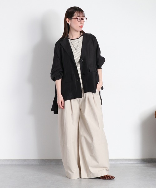 cepo(セポ)の「〈前後2way〉ホルターネックタンクトップ(タンクトップ・レディース・チャコール/ホワイト系その他/ブラック/オフホワイト・M)」の22枚目の写真