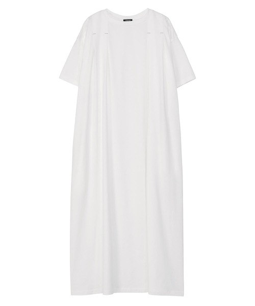 ZUCCa（ズッカ）の「TUCK JERSEY / S（ワンピース・レディース・ブラック/ベージュ/ブルー/ホワイト・M size）」の2枚目の写真
