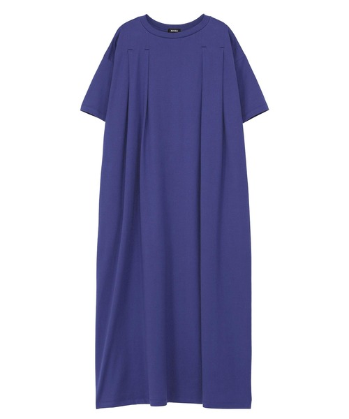 ZUCCa（ズッカ）の「TUCK JERSEY / S（ワンピース・レディース・ブラック/ベージュ/ブルー/ホワイト・M size）」の4枚目の写真