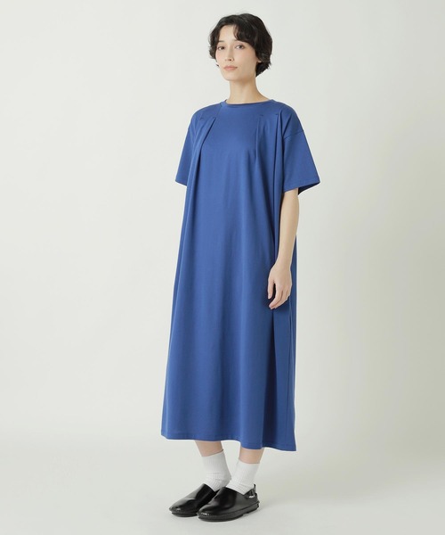 ZUCCa（ズッカ）の「TUCK JERSEY / S（ワンピース・レディース・ブラック/ベージュ/ブルー/ホワイト・M size）」の13枚目の写真