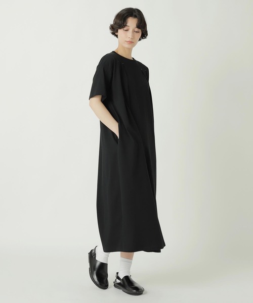 ZUCCa（ズッカ）の「TUCK JERSEY / S（ワンピース・レディース・ブラック/ベージュ/ブルー/ホワイト・M size）」の8枚目の写真