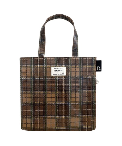 ROOTOTE(ルートート)の「ROOTOTE ルートート EU.スクエア.ラミネート-T(トートバッグ・レディース・レッド/グリーン/ブラウン/ベージュ・FREE)」の1枚目の写真