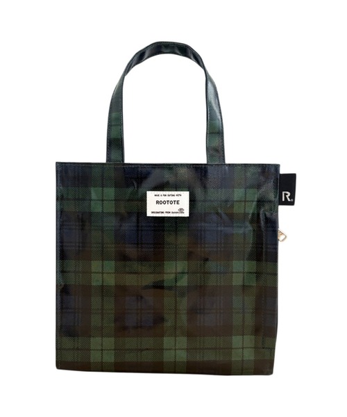 ROOTOTE(ルートート)の「ROOTOTE ルートート EU.スクエア.ラミネート-T(トートバッグ・レディース・レッド/グリーン/ブラウン/ベージュ・FREE)」の3枚目の写真