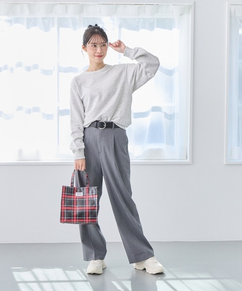 ROOTOTE(ルートート)の「ROOTOTE ルートート EU.スクエア.ラミネート-T(トートバッグ・レディース・レッド/グリーン/ブラウン/ベージュ・FREE)」の9枚目の写真
