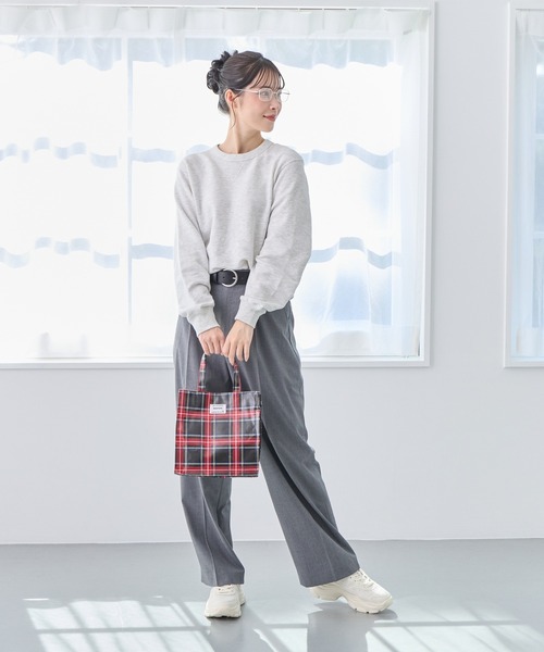 ROOTOTE(ルートート)の「ROOTOTE ルートート EU.スクエア.ラミネート-T(トートバッグ・レディース・レッド/グリーン/ブラウン/ベージュ・FREE)」の12枚目の写真