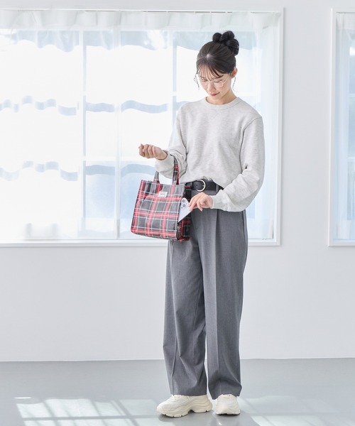 ROOTOTE(ルートート)の「ROOTOTE ルートート EU.スクエア.ラミネート-T(トートバッグ・レディース・レッド/グリーン/ブラウン/ベージュ・FREE)」の13枚目の写真