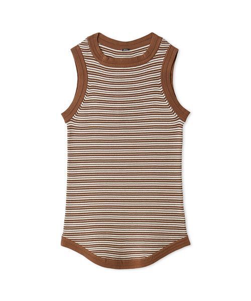 Mila Owen（ミラオーウェン）の「ＵＶケアアメスリボーダータンク（タンクトップ・レディース・ブラック/キャメル/レッド・0/1）」の21枚目の写真